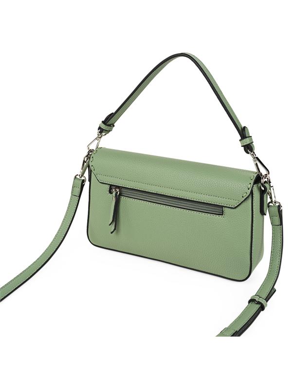 bolso de hombro con bandolera verde