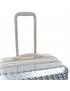 dkny-069 maleta 60cm sign.hardside white+metallic silver