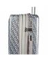 dkny-069 maleta 60cm sign.hardside white+metallic silver