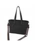 bolso shopper con bandolera negro