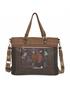 bolso shopper porta ordenador 14"0 marron