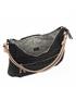 bolso de hombro con bandolera negro-taupe