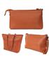 set 3 piezas conjunto bolsos marron