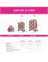 set vtrolleys 50/60cm e beauty case nero