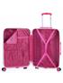 maleta 60cm y neceser fucsia