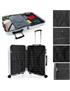 set vtrolleys 50/60cm e beauty case granata