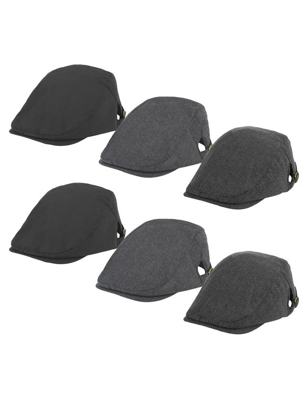 Pack6 Boinas Planas Lois 615100 Gorras 