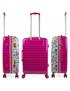 maleta 60cm y neceser fucsia