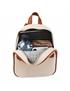 mochila beige