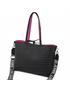 bolso shopper reversible negro-fucsia