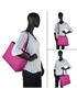 bolso shopper reversible negro-fucsia