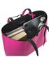 bolso shopper reversible negro-fucsia