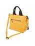 bolso shopper con bandolera amarillo