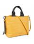 bolso shopper con bandolera amarillo