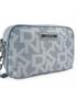 bolso bandolera after hour storm grey logo print