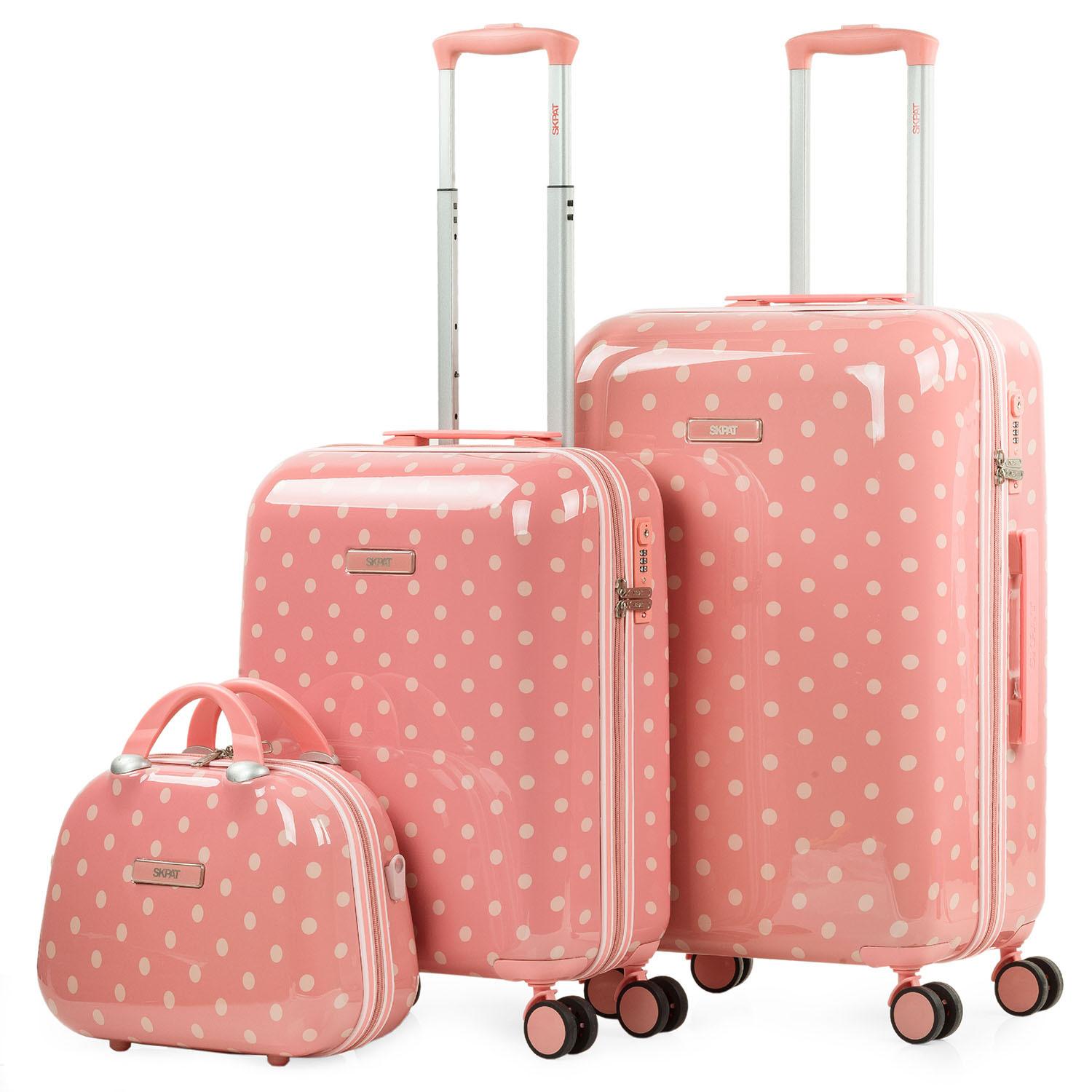 Maletas mediana Polka Dots rigida/blanda con capacidad de 65 L